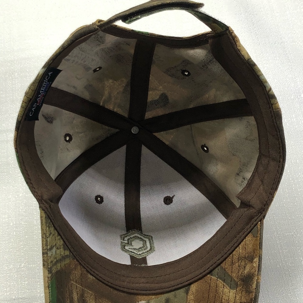 Cap America Men's Hat Camo Velcro Snap Groebner - Picture 8 of 15